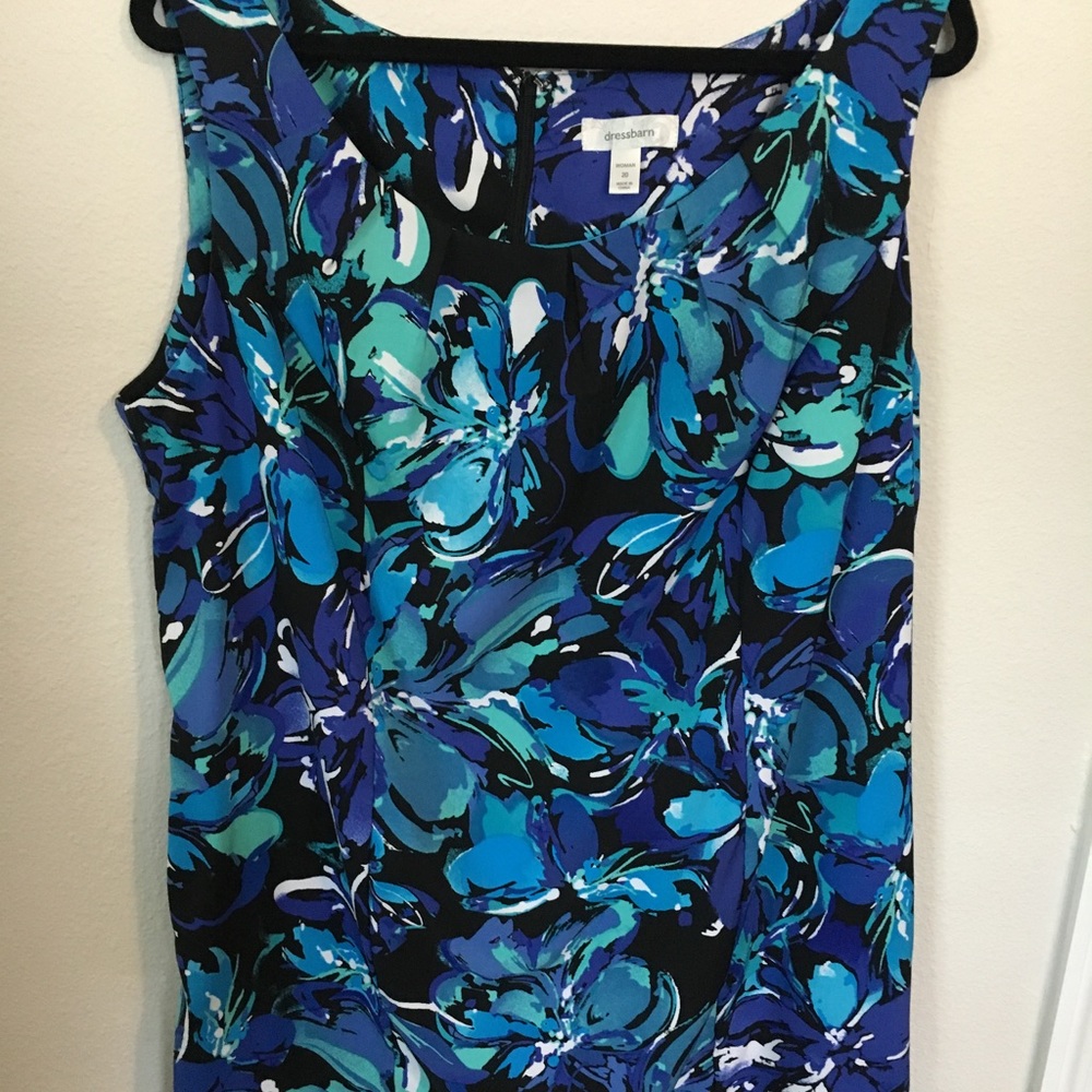 Dress Barn-Sleeveless Floral Dress w/jacket